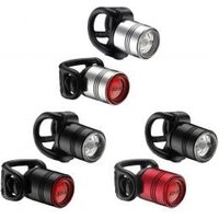 Lezyne Femto Drive Led Front And Rear Lightset Black/ Red