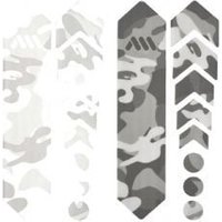 All Mountain Style Honeycomb Frame Guard Basic Frame Protection Kit Camo Camo White