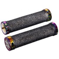 Supacaz Diamond Kush Mtb Grips Black/Oil slick DH Star Ringz