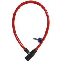 Oxford Oxford OF226 Hoop4 Cable Lock 4mm x 600mm Red