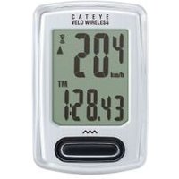Cateye Velo Plus Wireless Computer White