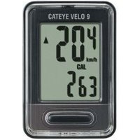 Cateye Velo 9 Wired Cycle Computer Black