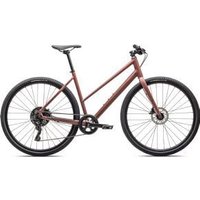 Specialized Sirrus X 2.0 Step-Through Sports Hybrid Bike 2025 Medium - Satin Spice/Deep Orange Reflective