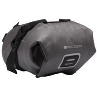 Madison Waterproof Micro Saddle Bag With Welded Seams 1.2 Litre Grey 1.2 Litre - Grey
