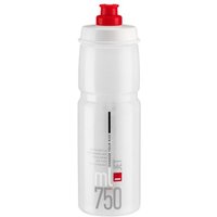 Elite Jet Water Bottle - 750ml, Clear / Red