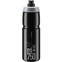 Elite Jet Water Bottle - Black, 750ml
