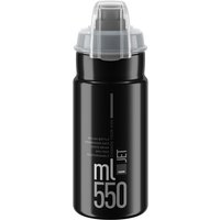 Elite Jet Biodegradable MTB Water Bottle - Black, 550ml