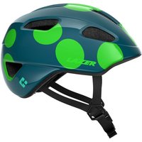 Lazer NutZ KinetiCore Youth Helmet - Green Dots